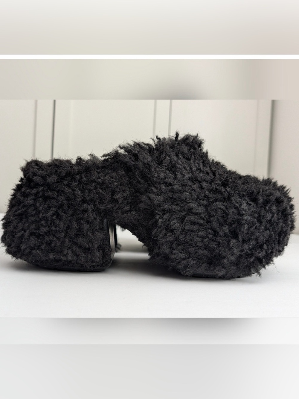 Faux Fur Platform Crocs